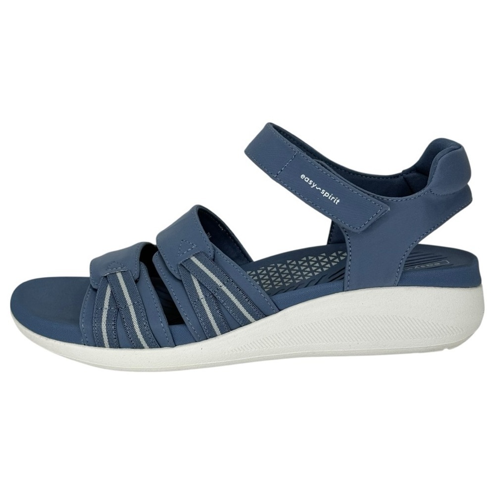 Easy Spirit Weber2 Blue Strappy Cushioned Womens Sandals Size 7M - Picture 3 of 9